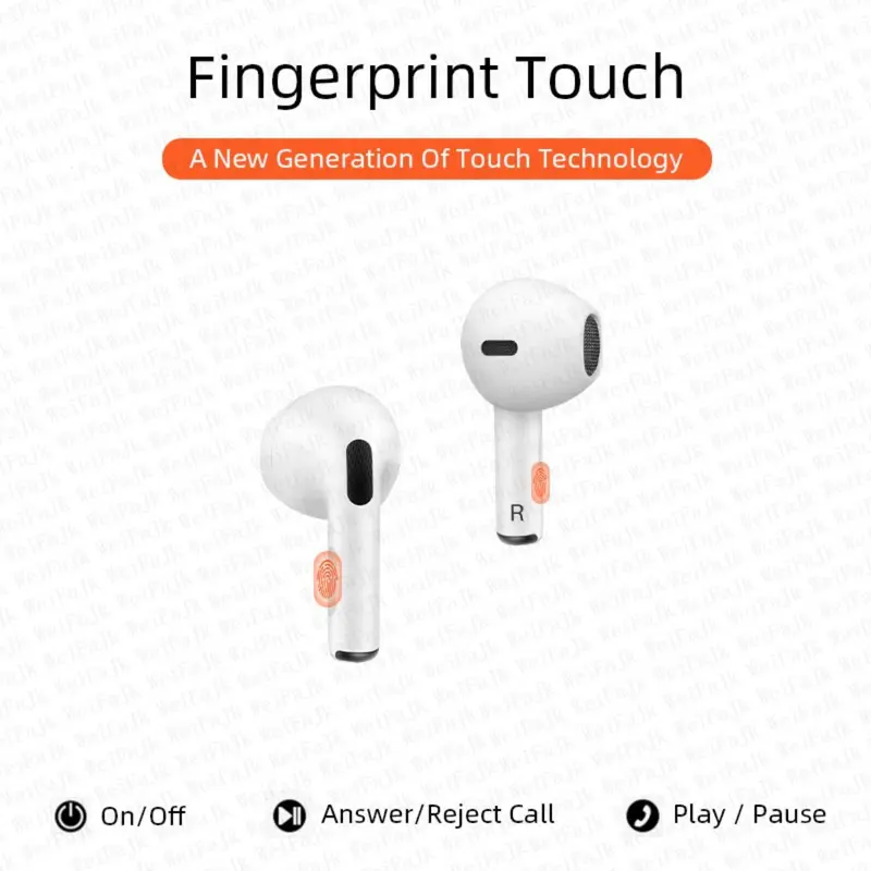 Tai nghe Bluetooth không dây cho Apple Air Pro 6, tai nghe nguyên bản, tai nghe nhét tai, vỏ mic, tai nghe Mobile Android iPhone 2