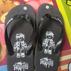 Aulia_ZR Sandal Jepit Anak Laki Laki Motif ROBLOX Anti slip Ringan Keren Nyaman Dipakai Seharian Desain Karakter Lucu ROBLOX