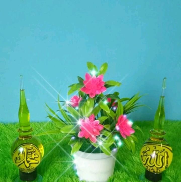 Hiasan Souvenir Pajangan Prakarya Kaca Model Kaligrafi 1