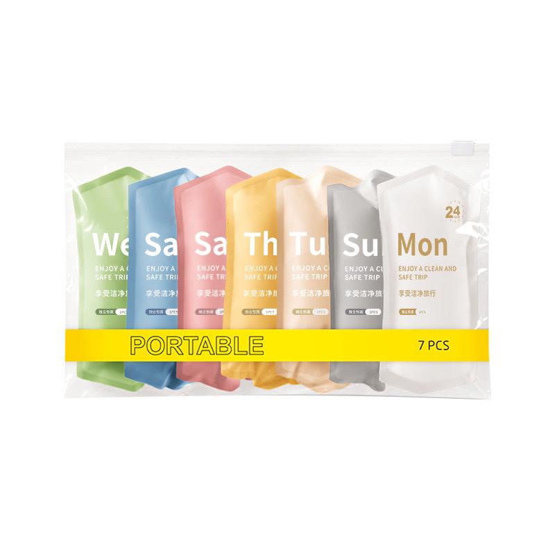 Product Introduction of 【SG Instock】 7pcs/pack Female Disposable Cotton Underwear Travel Disposable Panties 9