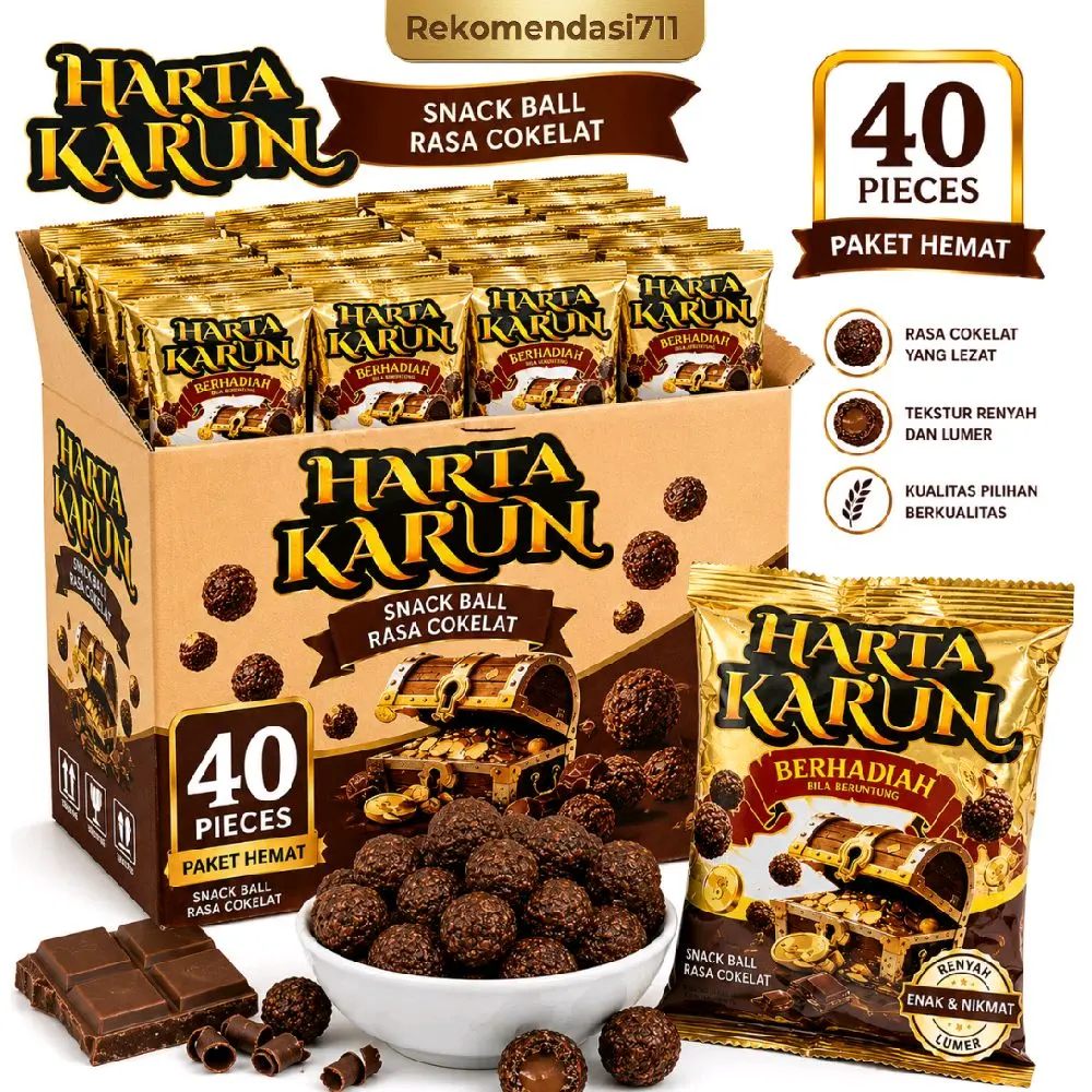 [Paket 40pcs/10pcs] Chiki Berhadiah Snack Harta Karun Snack Seru Rasa Cokelat & Sapi Panggang Lezat Renyah Bahan Berkualitas Camilan Food Chocolate Berhadiah Bila Beruntung - Susu Cemilan Coklat Kaleng Manis Makanan