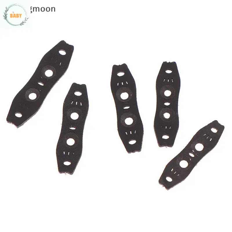 BY 20pcs Steel Ball Pouch  For Flat Rubber Band PU Leather Outdoor Shoog Accessories [NEW]