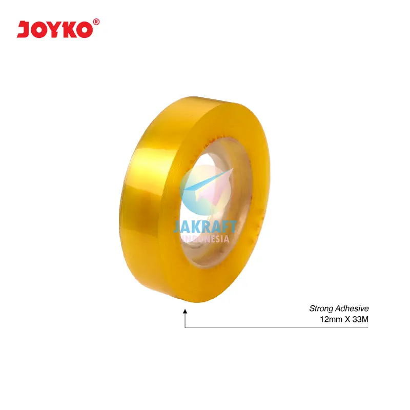 (12 Roll) Isolasi Kado Core Kecil JOYKO STT-30 Selotip 12 mm x 45 Meter Cellotape 1/2" Inch Clear Putih Bening | SLOP 4