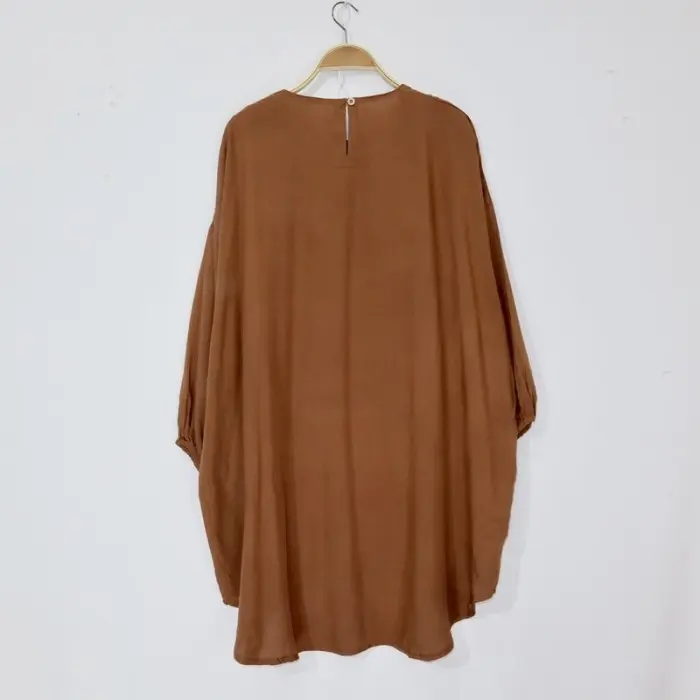 S♥7D K88 Tunik Jumbo Big Size Ld 140 Simple Polos Atasan Wanita Oversize Ok T㊚13