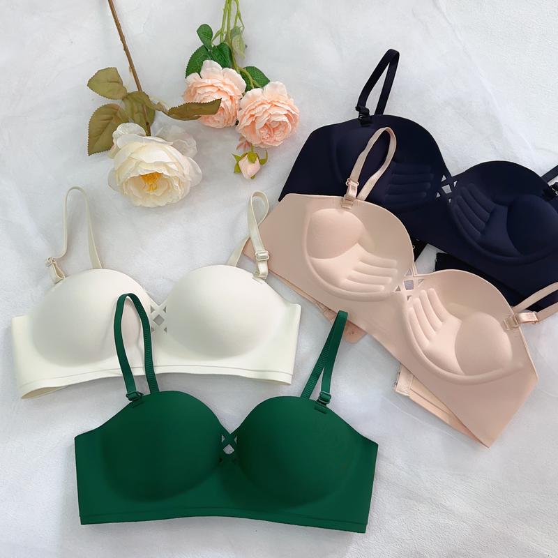 Combo 3 Áo Nâng Ngực Nữ Không Gọng 2025 Ly Dày 2.5CM Chống Xệ Cổ Sâu V Tạo Khe Ngực Thoáng Khí Chống Trượt Hỗ Trợ Nâng Vòng 1 Phù Hợp Với Vòng 1 Lép