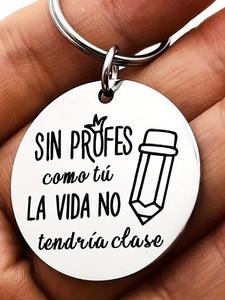 Llavero para maestro, regalo perfecto para cumpleaños, Navidad y graduación, diseño de personaje de dibujos animados lindo, sin riesgo de asfixia, cumple con la Proposición 65 de California