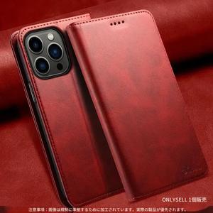 Luxury Leather Flip Phone Case with Card Slot, Shockproof Phone Protective Cover,Phone Accessory Compatible with iPhone 15 14 13 12 11 X,ケース
