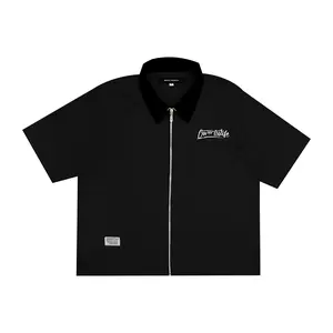 Qwertylife Workshirt  Boxy Symphony Black