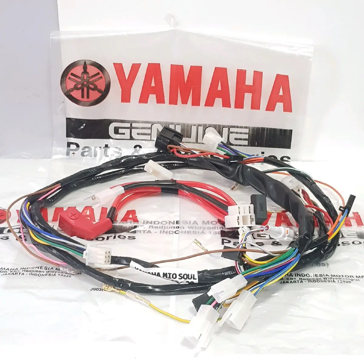 KABEL BODI BODY MIO SOUL LAMA MIO SOUL KARBU SET+KABEL AKI PLUS(+) YAMAHA 14D KWALITAS ORIGINAL HARGA 1SET SESUAI FOTO Motorcycle