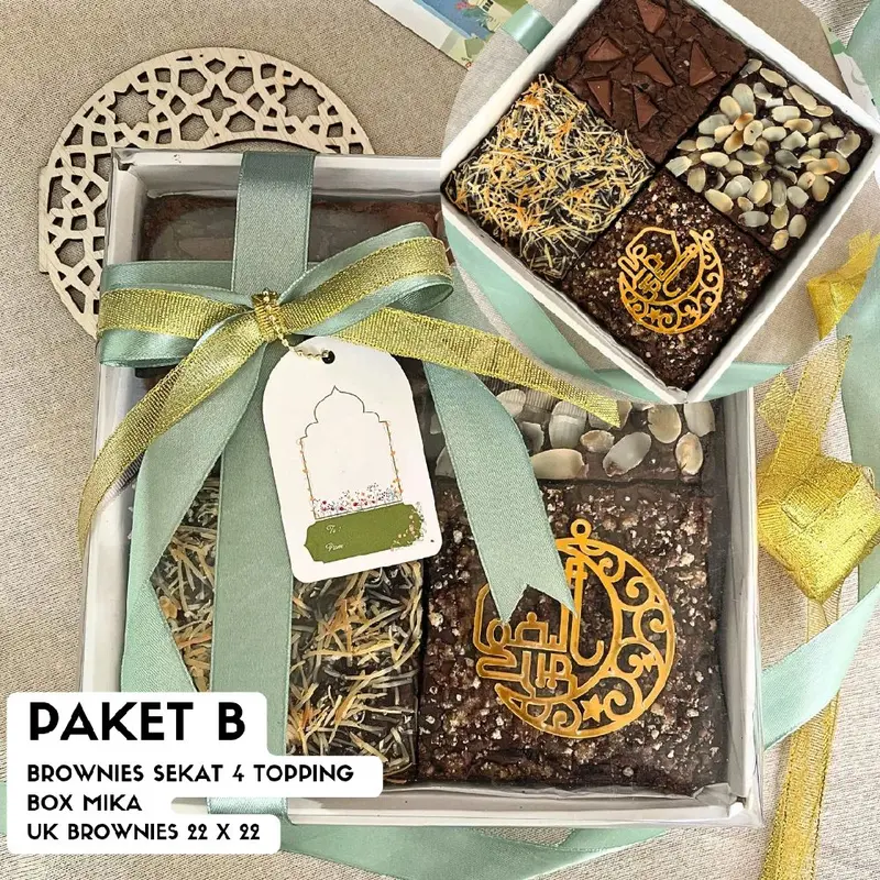 Brownies Panggang Hampers Idul Fitri Food Makanan - Fresh Produksi Baru - Cemilan 1