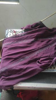 Product Review of NAUREEN SERIES DRESS GAMIS PESTA SARIMBIT COUPLE KIDS AND MOM BAHAN CERUTY BABYDOLL FULL PURING baju from m**h 0