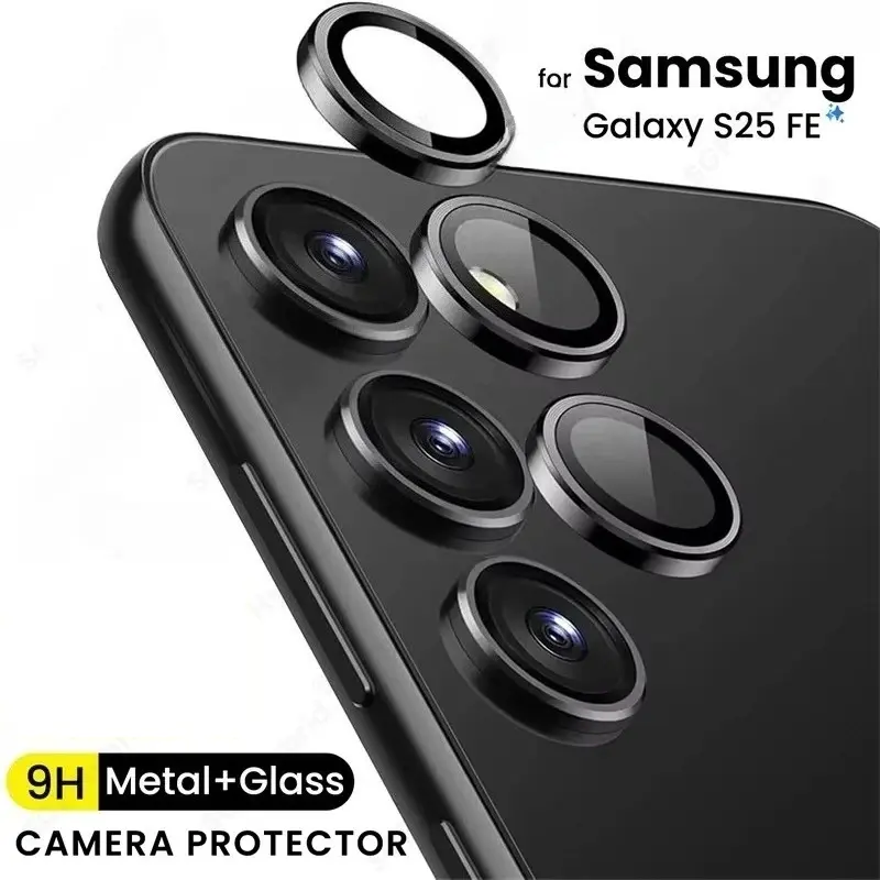 RING CAMERA FOR SAMSUNG GALAXY S25 FE 5G / S24 FE 5G METAL LENS RING CAMERA PROTECTOR