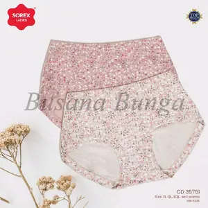 Sorex (3 pc, 6 pc, 12 pc) Cd/Celana Dalam Wanita Sorex 35751 Maxi Motif Bunga Cantik Lembut Adem Nyaman