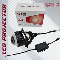 Gambar Lensa Lampu LED Projector V12 A3 Projie BiLED 3 Inch Inci Inchi Motor Mobil - V12 A3, FLAT dari Motovindo Kota Administrasi Jakarta Barat 1 Tokopedia