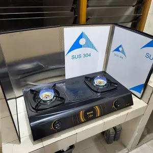 Sekat Pelindung Kompor 4 Sisi | Anti Cipratan Minyak Panas | Oil Splash Guard Premium Tebal [Original]