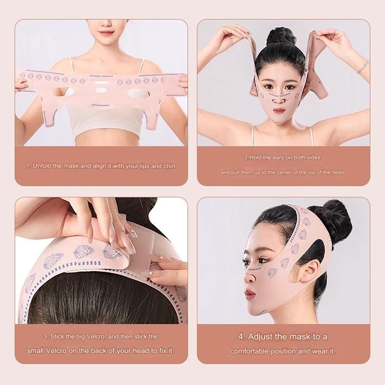 Product Introduction of V Shape Face Lift Tape, Body Slimming Strap, Cheek Strap, V Shape Face Lift Strap, Thin Mask Strap, Face Line, Smooth Breathable Strap, Double Chin Reduction 33