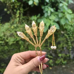 Waka Taman Store ll Cucuk Mustika Tulip / cucuk diamond/ hiasan sanggul