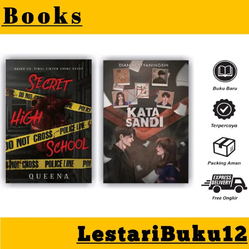 Paket Novel Secret High School + Kata Sandi Bookpaper Kuning