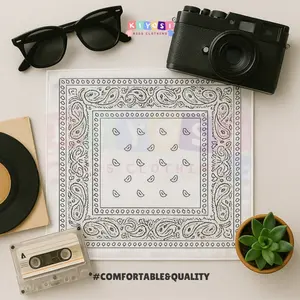 Bandana Scarf Slayer Scarf Bandana Slayer Hip Hop Retro Punk 60x60