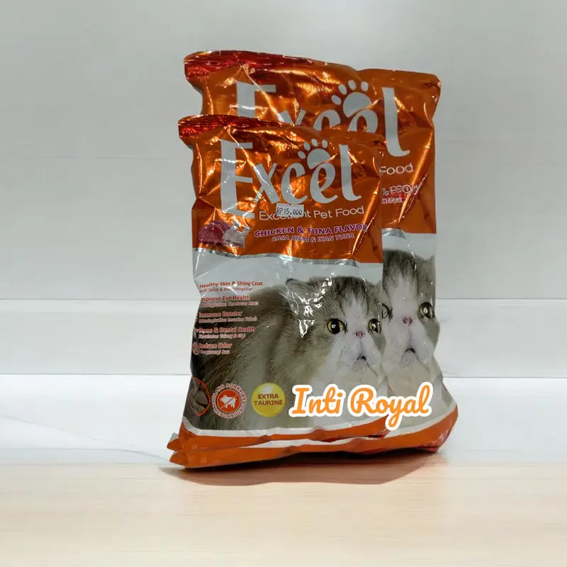 EXCEL 500 gram Makanan Kucing Rasa Ayam Tuna - Makanan Kucing Berkualitas Tinggi 0