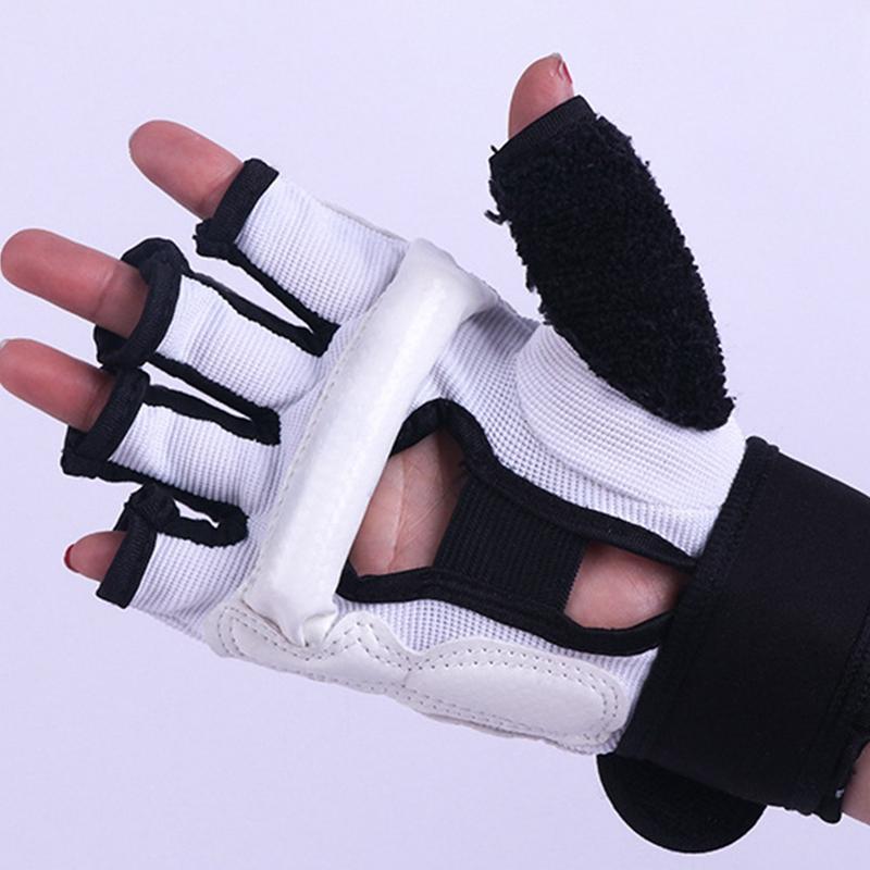 Găng Tay Đấm Bốc, Taekwondo, Bảo Vệ Chân, Găng Tay Karate Taekwondo, Thiết Bị Đấu Tập, Bộ Bảo Vệ Chân, Thích Hợp Cho Karate Và Đấm Bốc, Bảo Vệ Chân Đấu Tập Và Bộ Găng Tay Nửa Ngón, Cho Võ Thuật, TKD, Kung Fu, Túi Đấm, Kickboxing, Tập Luyện MMA 4