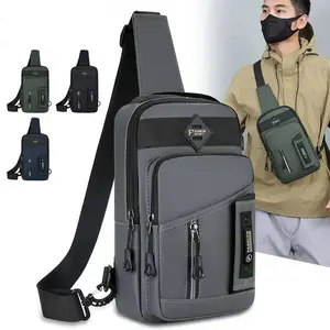 TAS SELEMPANG PRIA FASHION KOREA 999 ANTI AIR KERJA TERBARU BAHAN ANTI AIR