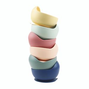 Silicone Suction Bowl BPA Free Silicone Bowls Baby Feeding Dinner Bowl Baby Accessories