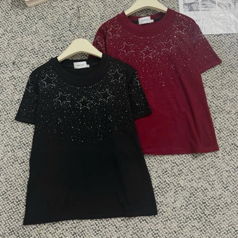  Dáng ngắn  Bigsize 60-90kg  ÁO THUN ÔM NỮ BaBytee  dạng lỡ  lửng tay ngắn ép đá bigsize nữ borip QC 