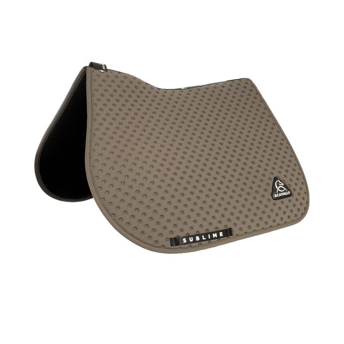 Gambar Acavallo AC884 Point jumping saddle pad Terra. In thermoformed technical fabric and bamboo fibres dari BTS Tack Shop Kab. Tangerang Tokopedia