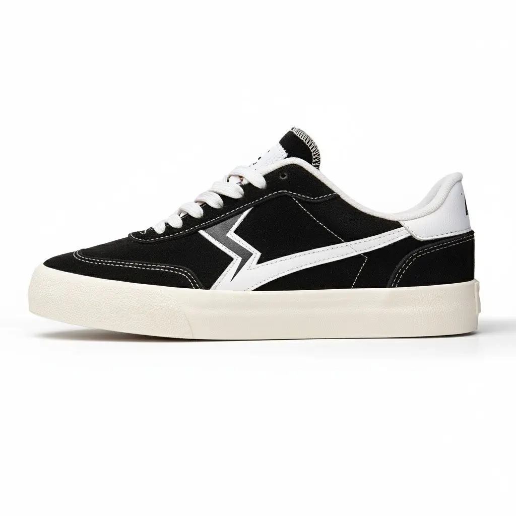 ARPRIZE SHAF-BW Sneakers Pria Wanita Sepatu Casual Hitam Putih Elegant
