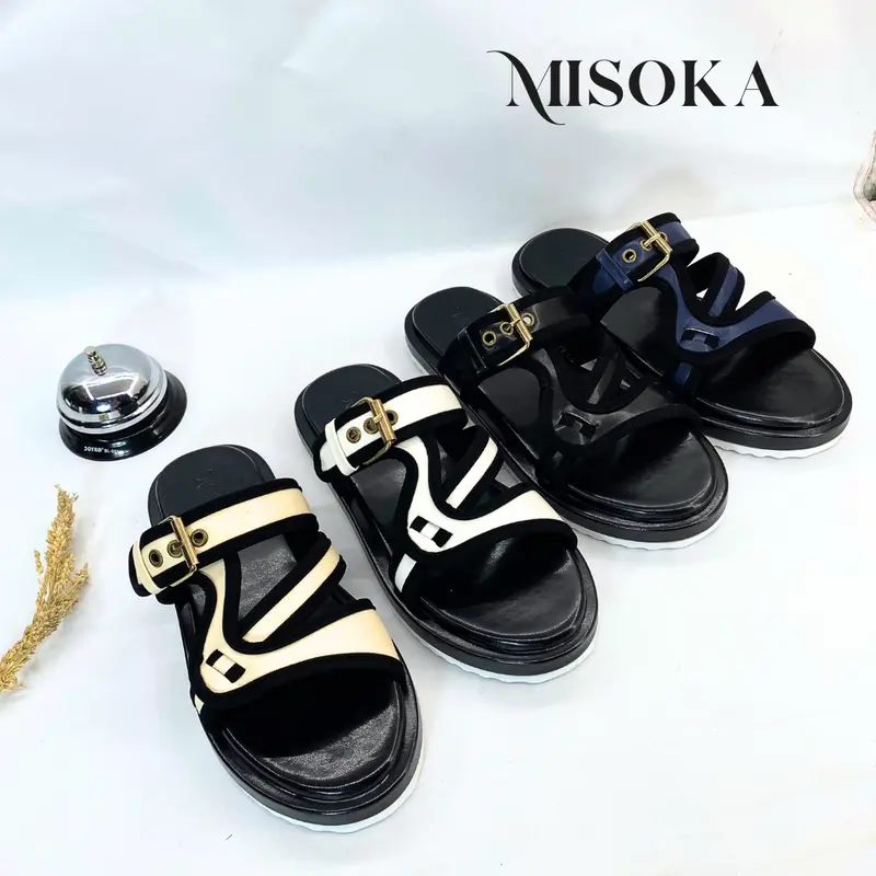 Sandal Wanita kekinian 2025/ Sendal cewek Flat shoes Wanita COD 4