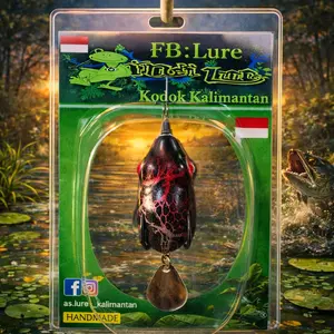 FB:Lure Kodok Kalimantan - Umpan Pancing Handmade dengan Desain Unik