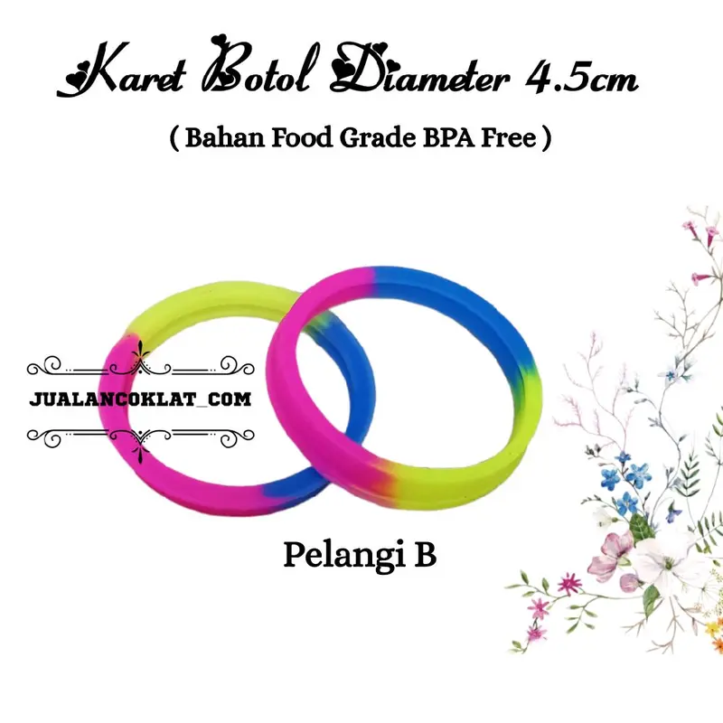 Karet Botol Minum Bioglass Mini 500ml & 600ml ukuran diameter 4,5cm 5