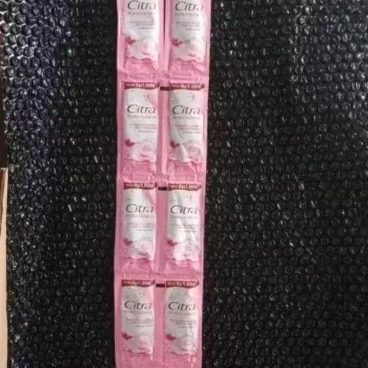 Citra handbody sachet ( PINK) 9 ml isi 12 Lotion Pencerah