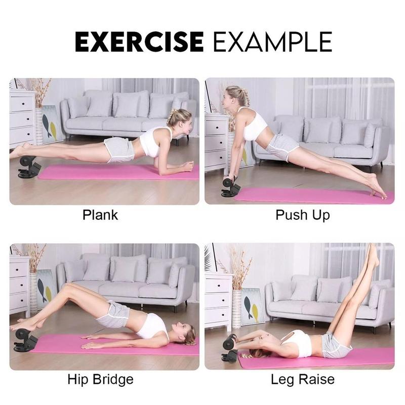 Product Introduction of 【SG Local Stock】Sit Up Aids Self Suction Waist Abdomen Exercise Strong Suction Easy Sit Up Tools Self Suction Sit Up Aids T Bar Ads Waist Abdomen Training Gym Exercise Fitness 2