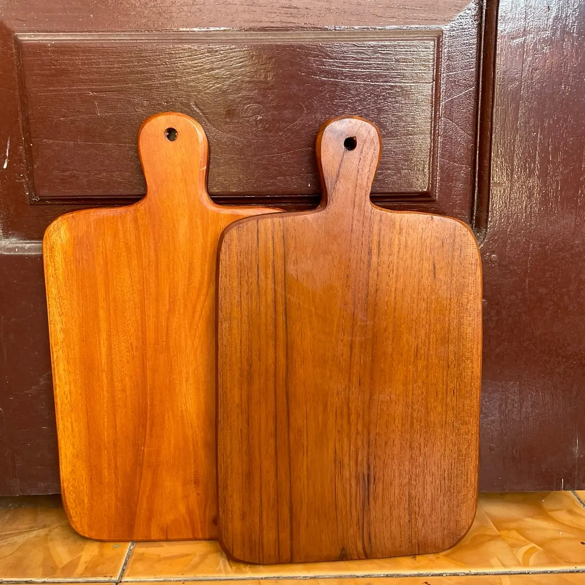 Talenan Kayu Cantolan Tengah Jati / Talenan Mahoni Griyakayyu Telenan Dapur Alat talenan kayu jumbo tebal anti jamur