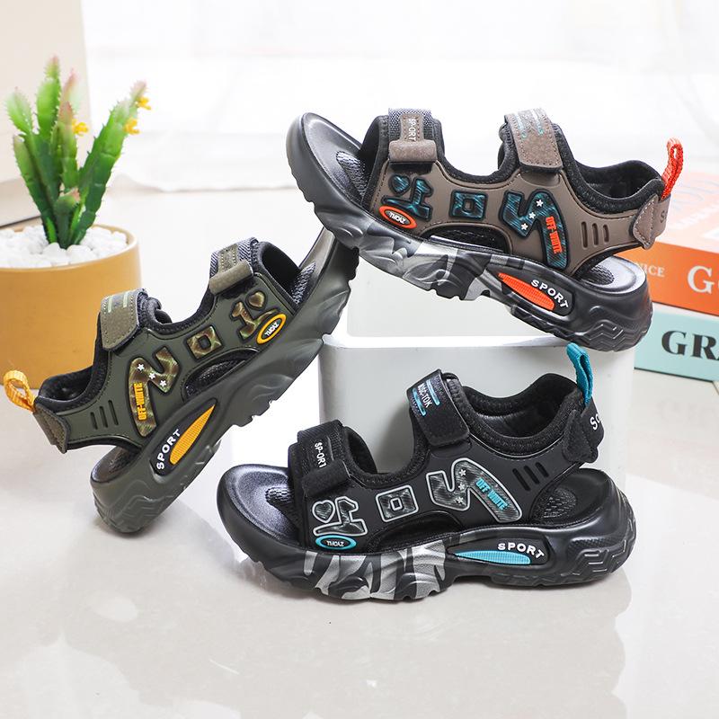   Phom Nhỏ Tăng 1 Size  Giày Dép Sandal Cho Bé Trai Bé Gái 3 - 12 Tuổi Đế Mềm Siêu Nhẹ Êm Chân Cho Bé Đi Chơi Đi Học. SK376 