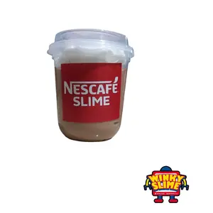 Winky Slime - Nescafe Slime Edisi Spesial Kopi Cokelat Latte dengan Topping Cream Cup Eksklusif Sensasi Relaxing & Fun untuk Koleksi Mainan atau Hadiah Unik