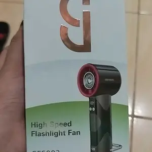 GOOJODOQ GFS002 High-speed Portable Handheld Flashlight Fan Strong Wind Portable Turbo Fan with Flashlight