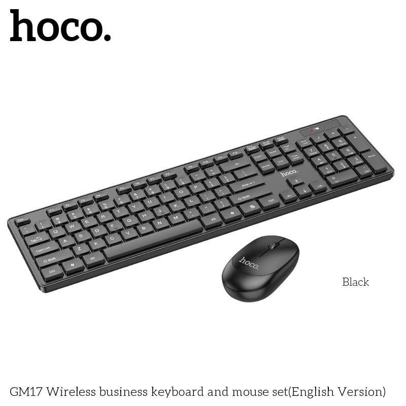 Bộ chuột và bàn phím không dây Hoco GM17 dùng cho máy tính, nhỏ gọn tiện lợi