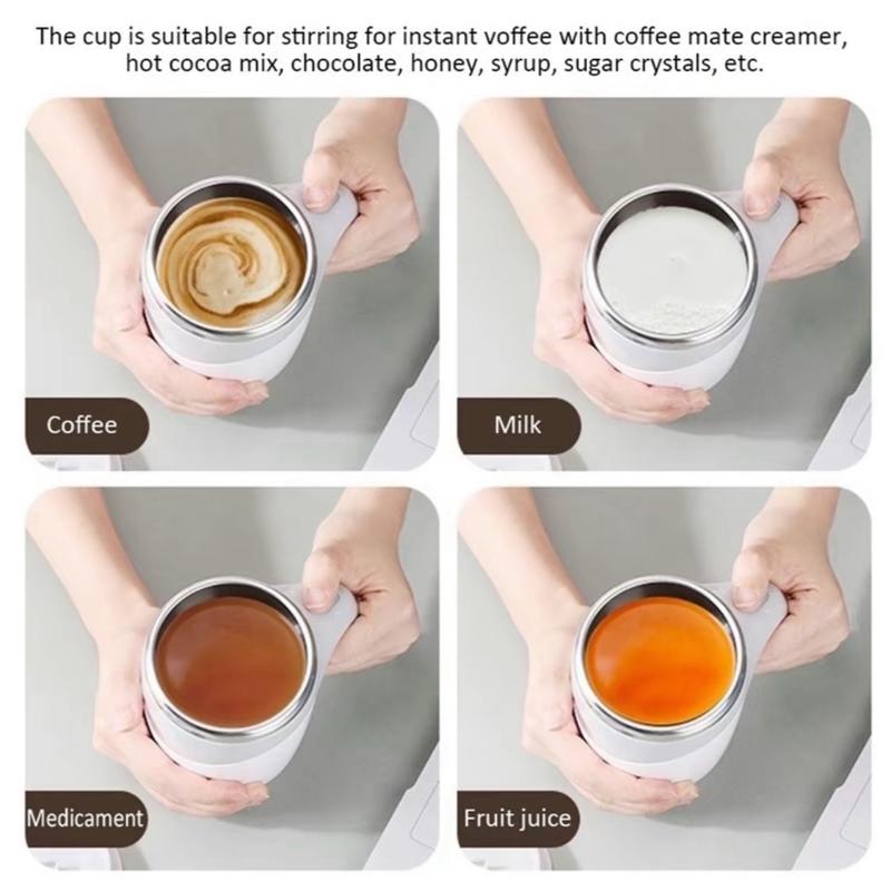 [SNUGSG SIGNATURE]  PREMIUM AUTOMATIC SELF STIRRING MUG RECHARGEABLE STAINLESS STEEL