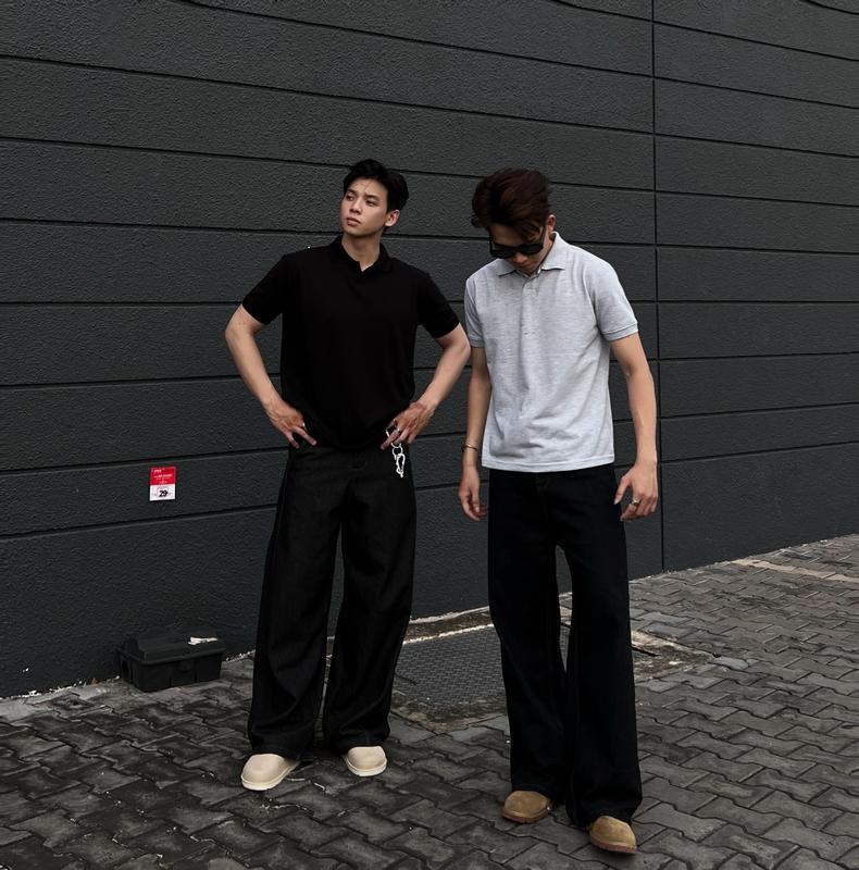 [ Polo Không Cúc  ] Áo Polo NOWHERE From Relaxfit Tôn dáng VẢI Thun Cá mập cao cấp mềm mịn  - Thời trang  đơn giản, chất liệu cao cấp