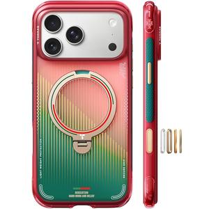 「TORRAS Q3 Air」iPhone 用 TORRAS  iPhone 17 16 用 ケース【エアバッグ 超強保護・米軍 MIL規格 】Ostand Q3 Air MagSafe対応 リング 360°マグネットスタンド 縦横両対応 マグネット搭載 耐衝撃 サッカー 観戦・野球 ・バスケ に最適 グローリー torras iphoneケース