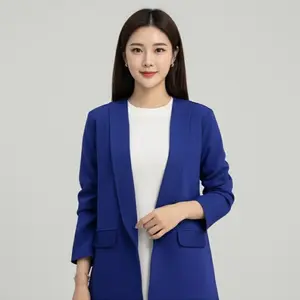 Blazer Panjang scuba tanpa kancing wanita kekinian Panjang ||(BACA DESKRIPSI) Hitam Atasan Jaket Formal Basic Kerja Kantor Putih blazer pink fuchsia Casual fortuna Shabby Chic regular outer Cardigan Navy Cewek Oversize