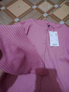 Product Review of Cardigan Waffer Dan korean Style Rib Crop Top Wanita Lengan panjang Atasan wanita Cantik Tebal Dan premium from i**k 2
