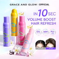 Gambar [NEW LAUNCH] Bundle All Variant Grace and Glow Dry Shampoo Daisy, Velvet, Cashmere, Peony Breeze 150ml | Sampo Tanpa Bilas Hair Spray Semprotan Rambut Tanpa Residu Anti Lepek Atasi Kulit Kepala Berminyak Shampo Fresh Hair Styling Rambut - 2pcs Daisy dari Grace and Glow Indonesia_NEW Kab. Bogor 3 Tokopedia