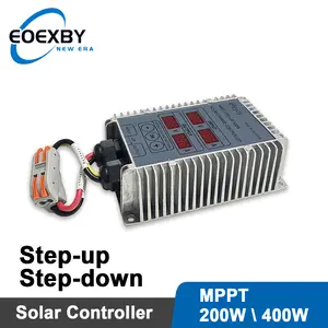 EOEXBY 300W 400W Step-up/Down MPPT 24~85V/10~30V Output 17-55v Real Time Tracking Solar Battery Charge Controller LED Display - 400W Solar Input 17V-55V 560:3979