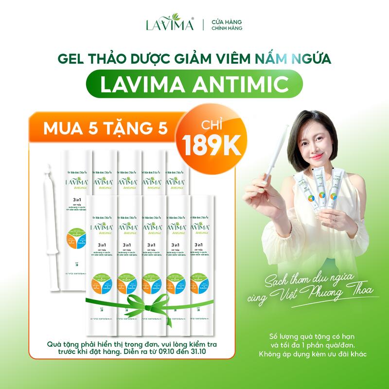 Gel Phụ Khoa Nữ (Đũa Thần Inner) Lavima Antimic Thảo Dược Giảm Viêm Nấm Ngứa Phụ Khoa Tại Chỗ, Dạng Bút 3g