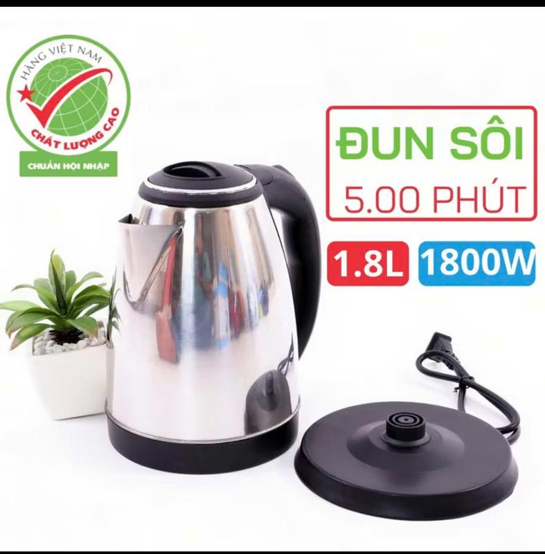 SOLE Ấm Siêu Tốc 1.8L Tự Động Ngắt Điện Khi Nước SIÊU NHANH