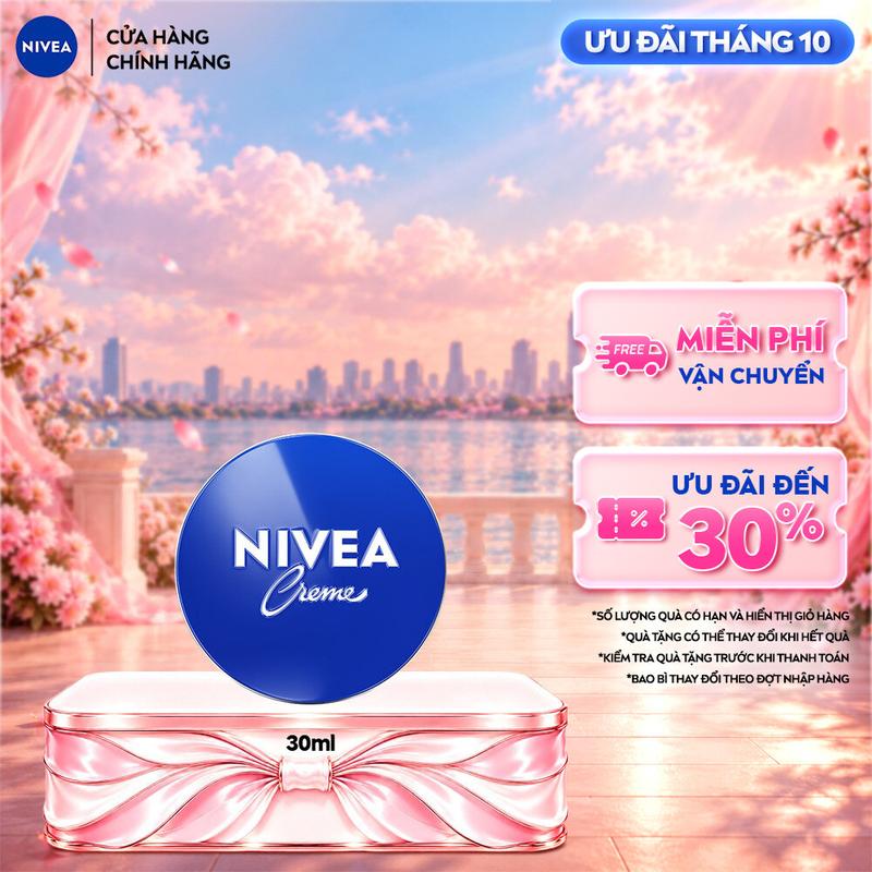 Kem Dưỡng Ẩm Da NIVEA Crème 30ml / kem body / Dưỡng Ẩm Da Mặt - 80101